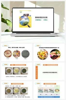 苏教版小学科学三年级上册 第10课《固体的混合与分离》课件+教案+练习