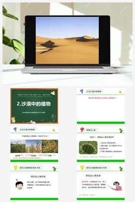 苏教版小学科学三下课件教案 6.沙漠中的植物（山东 苑春芳）