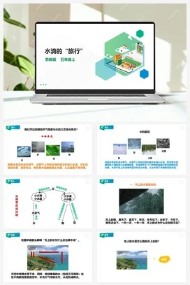 苏教版小学科学五上 4.16《水滴的“旅行”》课件（26张PPT） 教案 练习 素材