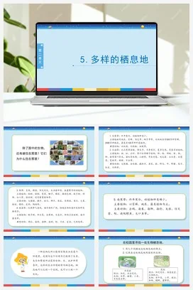苏教版小学科学六 2.5：多样的栖息地课件