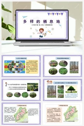 苏教版小学科学六 5 多样的栖息地（教案+课件8ppt）