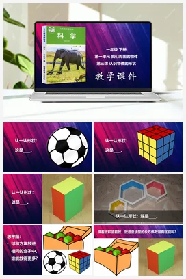 认识物体的形状 课件 教科版小学科学一年级下册 第1单元第3课