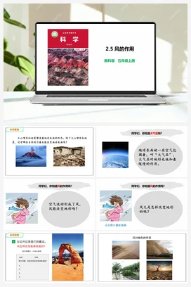 2.5 风的作用 课件+教案 教科版小学科学五年级上册
