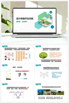 1.7《设计和制作生态瓶》课件+教案 教科版小学科学五年级下册