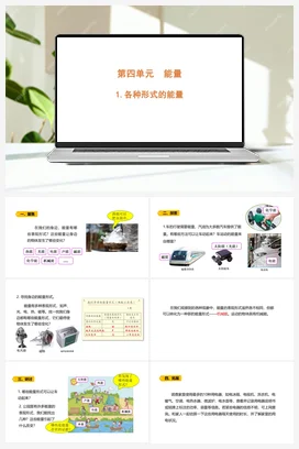 4.1《各种形式的能量》 课件 教科版小学科学六年级上册