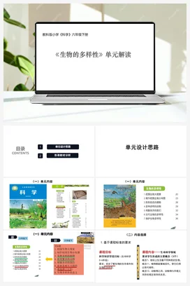教材解读视频+ 单元解读课件 教科版小学科学六年级下册