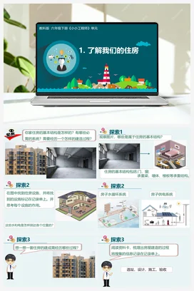 1.1《了解我们的住房》（课件+教学设计+记录单） 教科版小学科学六年级下册