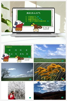 1.我们关心天气 课件+教案 教科版小学科学四年级上册