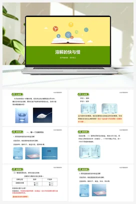2.5《溶解的快与慢》（课件+教案+练习） 教科版小学科学四年级上册