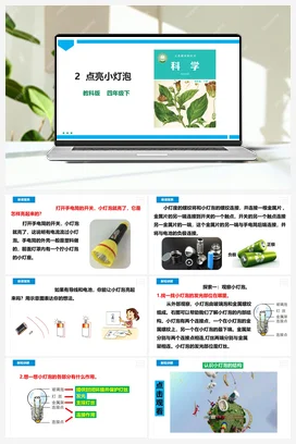 2.2《点亮小灯泡》课件 教科版小学科学四年级下册