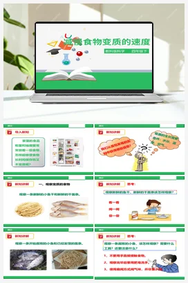 3.6 减慢食物变质的速度（课件+教案+练习） 教科版小学科学四年级下册