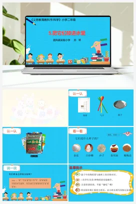 05《把它们放进水里》 (共15张PPT) 课件 人教鄂教版小学科学二年级上册