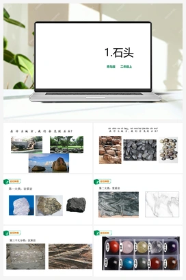 1.石头 课件 教案 青岛版小学科学二年级上册