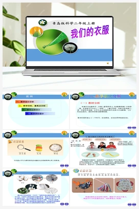 4.13我们的衣服PPT 课件+教案 青岛版小学科学二年级上册