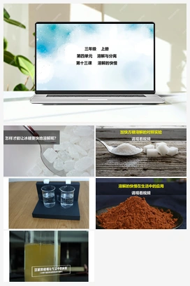 第13课 溶解的快慢 课件+2个视频 冀人版小学科学三年级上册