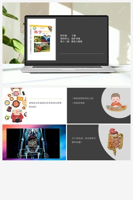 4.13 消化与吸收 课件+视频 冀人版小学科学四年级下册
