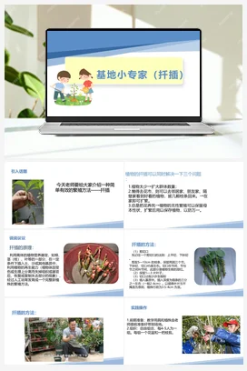 基地小专家（扦插）（课件+教案）-六年级上册劳动教育“小农庄”（校本课程）