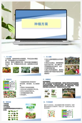 种植方案（课件+教案）-四年级上册劳动教育“小农庄”（校本课程）