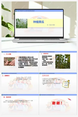 种植黄瓜（二）（课件+教案）-三年级上册劳动教育”小农庄“（校本课程）