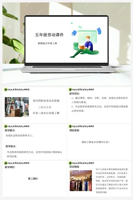 家乡行业我了解 课件+素材 浙教版劳动五上 项目4任务2