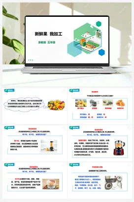 《新鲜果 我加工》 教案+课件 浙教版劳动五下 项目二 任务3