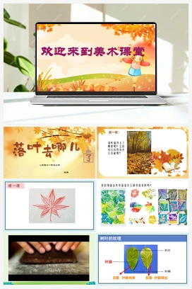 落叶去哪儿了 课件 人教版小学美术一年级上册