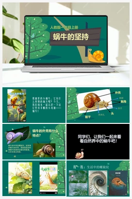 蜗牛的坚持 课件 人教版小学美术一年级上册