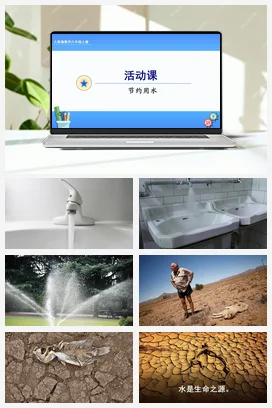 人教版数学六上 第七单元 扇形统计图 综合与实践 节约用水