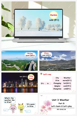 人教PEP版四下 Unit 3 Unit 3 Part B 第4课时 PPT课件 教案
