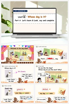 人教PEP版五下 U5 第2课时 A Let’s learn & Look, say and complete 新课标课件+教案