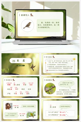 人教版语文三上 第八单元25灰雀 课件+教案