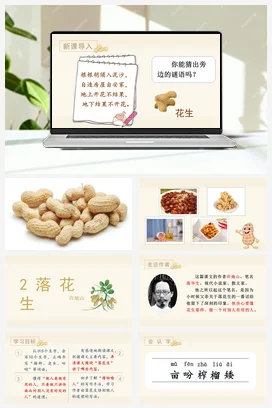 人教版语文五上第一单元 2.落花生 课件+教案