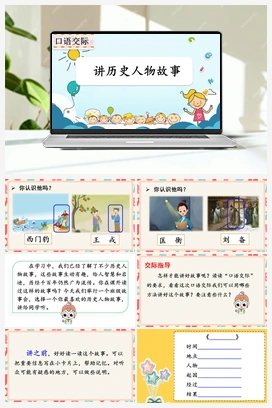 口语交际：讲历史人物故事（课件） 人教版小学语文四年级上册 第8单元